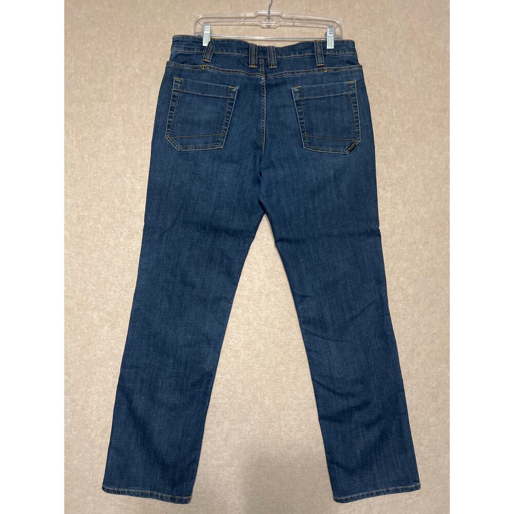 5.11 Men's Straight Fit Defender-Flex Jean, Stone Wash Indigo, Size 34" x 34" - Picture 2 of 11